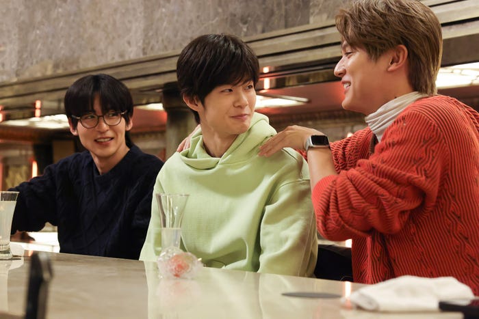 目黒蓮、市原匠悟、中川大志「ザ・ロイヤルファミリー」 第8話(C)TBSスパークル/TBS