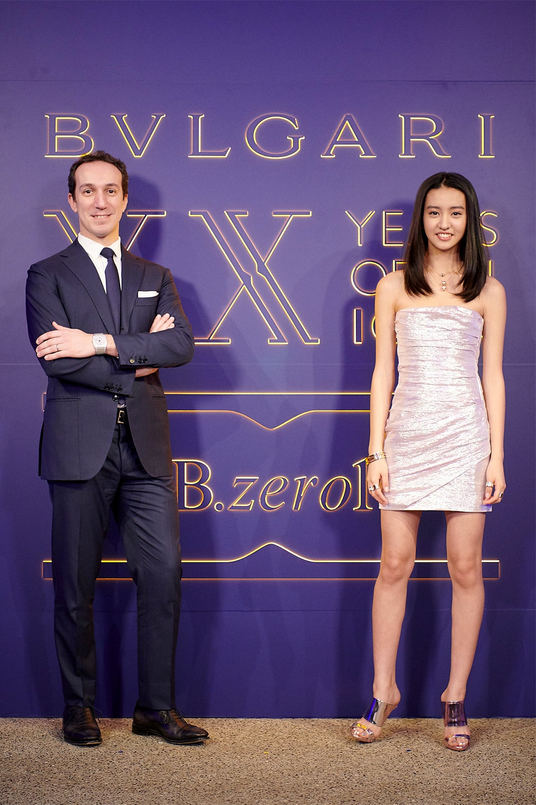 ウォルター・ボロニーノ社長、Koki, （提供写真）