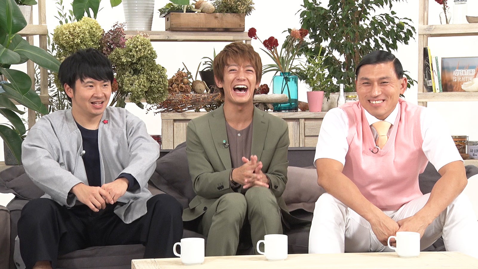 若林正恭、大倉士門、春日俊彰／「あいのり：Asian Journey」第9話より（C）フジテレビ