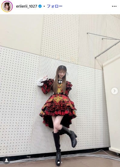 千葉恵里Instagramより