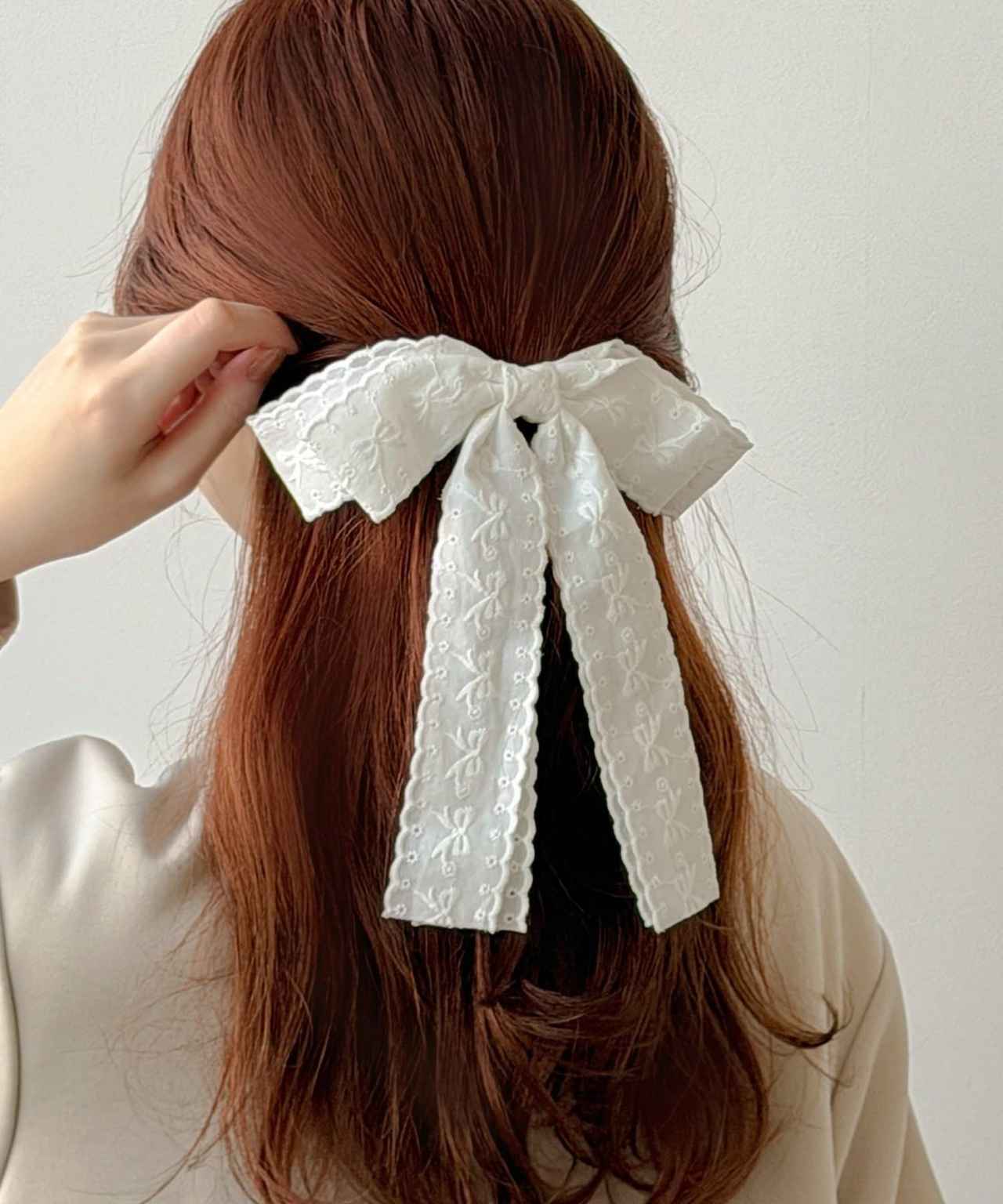 【3COINSの新作】が大当たりカモーー！ つけるだけで今っぽ♡「レースヘアアクセ」