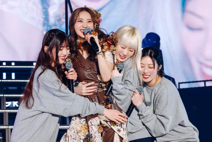 上村莉菜、小林由依、小池美波、齋藤冬優花「小林由依卒業コンサート」撮影:上山陽介