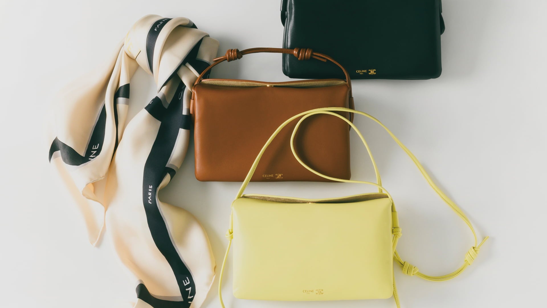 【CELINE】春の新作が登場！使いやすさにこだわった「ショルダーバッグ＆スカーフ」