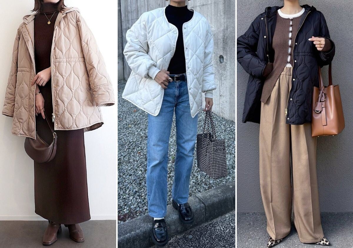 大人の「キルティングアウター」はきれいめ上品がポイント♡おしゃれさんのお手本コーデ術