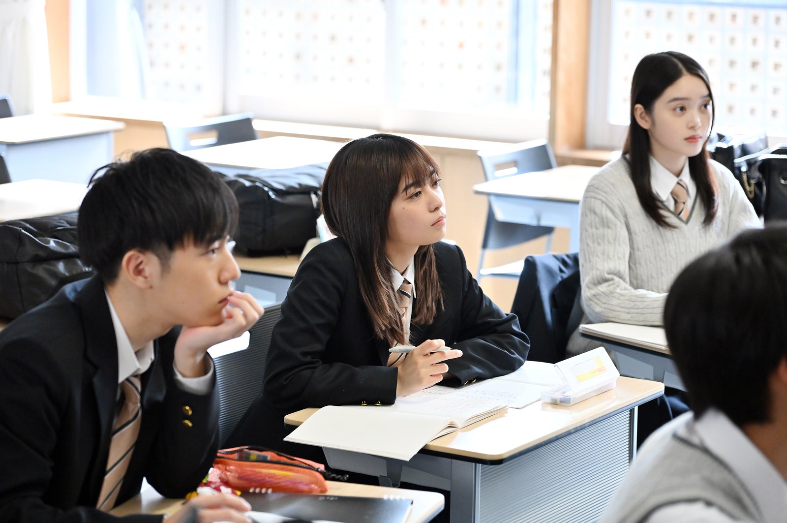 今井柊斗、吉柳咲良、高石あかり「御上先生」第9話（C）TBS