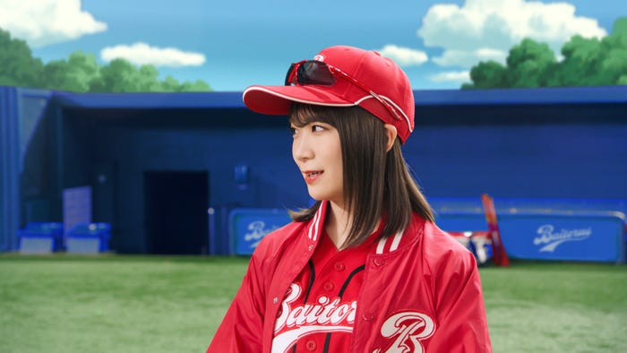 秋元真夏/「バイトル」新TVCM(提供写真)