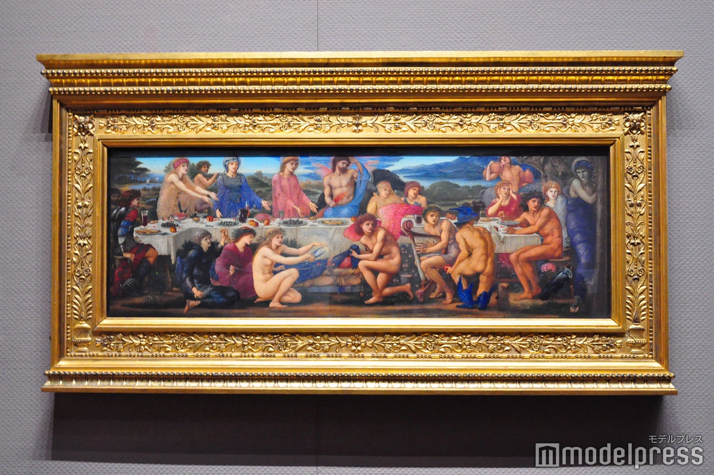 エドワード・バーン=ジョーンズ《ペレウスの饗宴》1872-81年、油彩、板　バーミンガム美術館（C）モデルプレス