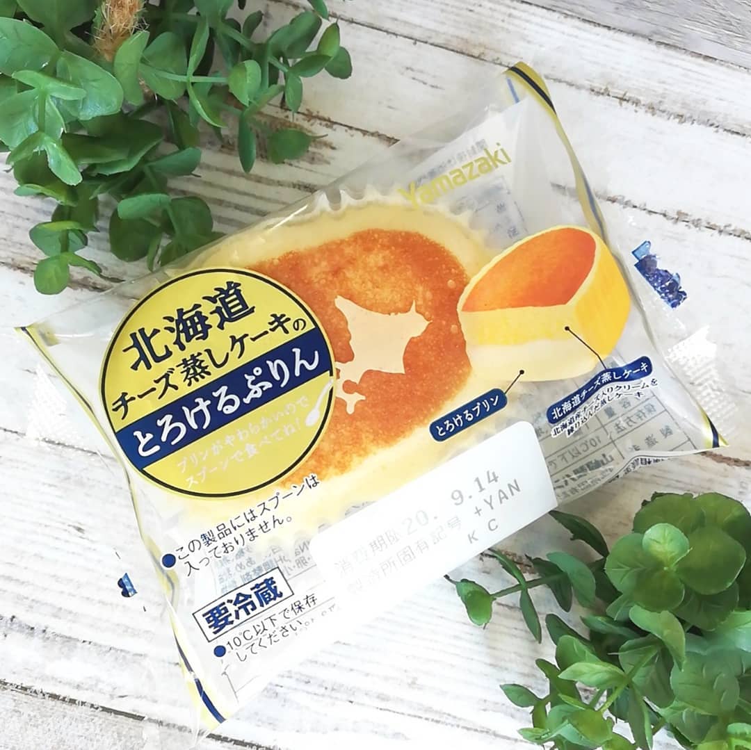 北海道チーズ蒸しケーキのとろけるぷりん