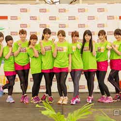 AKB48マラソン部のグアム選抜メンバー／（C）グアムインターナショナルマラソン