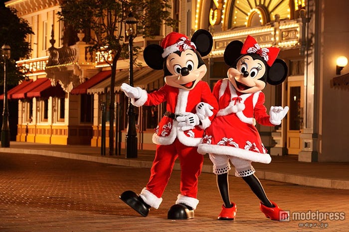 香港ディズニーランド・リゾート/ミッキー&ミニークリスマスコスチューム(C)Disney