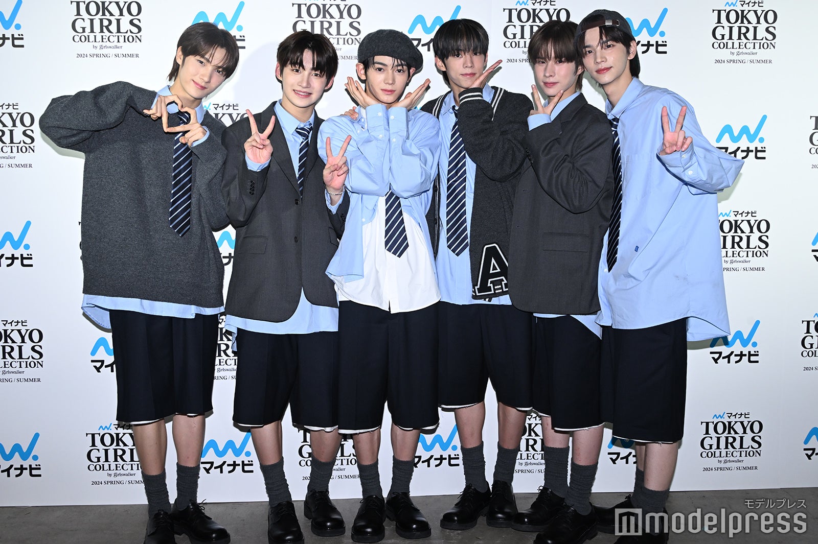 YOUNGJAE、JIHOON、HANJIN、DOHOON、KYUNGMIN、SHINYU／TWS（C）モデルプレス