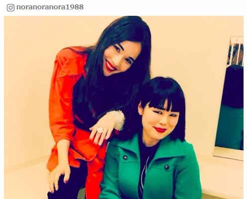 平野ノラ&ブルゾンちえみ、バブリーな2ショット公開に反響殺到「濃い(笑)」「西暦何年?」