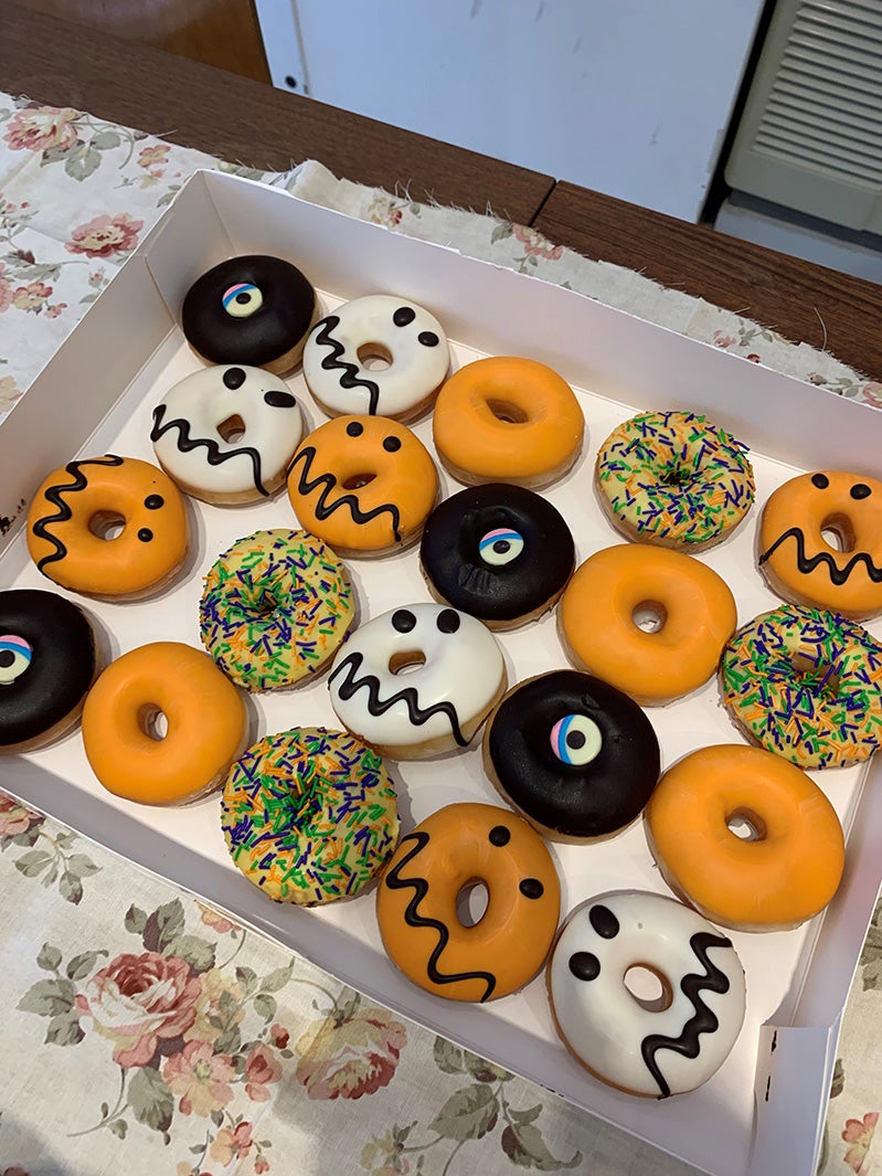 振る舞われたドーナツ（提供画像）