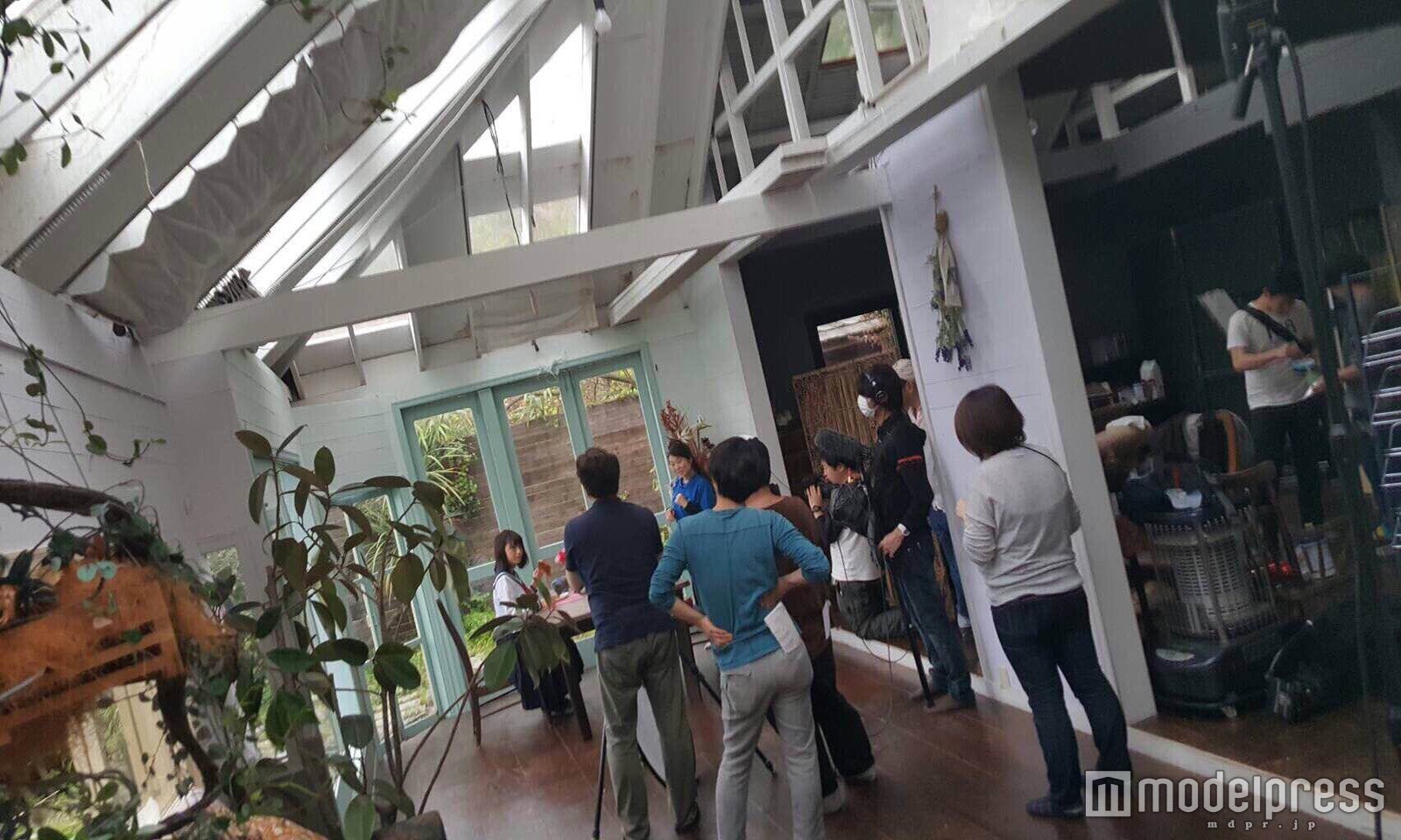 「ココロ震えろ！ネプグラフ」での撮影風景（画像提供：所属事務所）