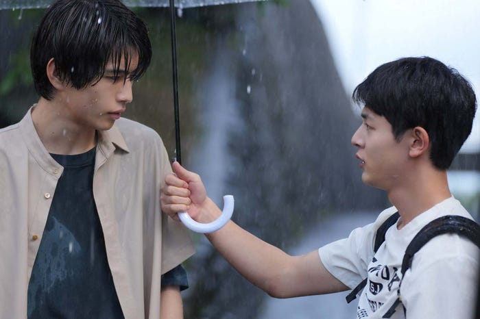 中沢元紀、小林虎之介「ひだまりが聴こえる」第4話より(C)「ひだまりが聴こえる」製作委員会