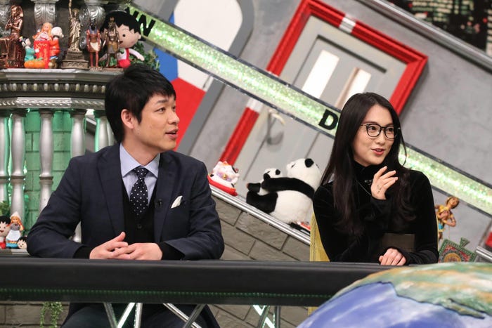 川島明(麒麟)、知英/画像提供:フジテレビ