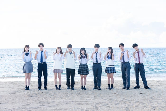 キサラ、はやた、もか、いくと、あやの、まさと、しいな、かいゆう、はるひと「今日、好きになりました。-向日葵編-」(C)AbemaTV, Inc.(C)AbemaTV, Inc.