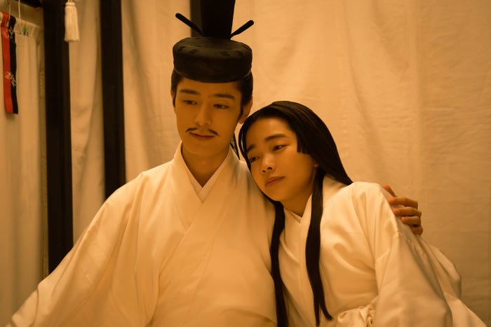 塩野瑛久、見上愛「光る君へ」第40話(C)NHK