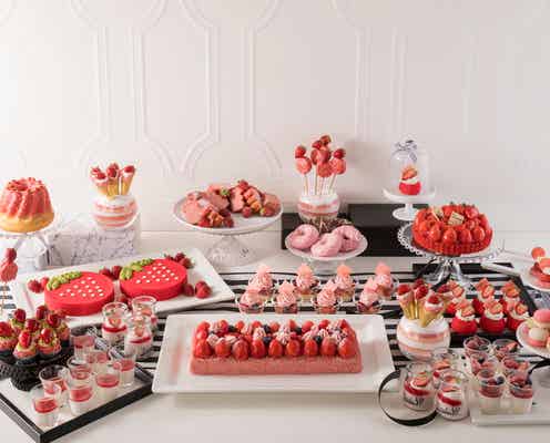 大阪「いちごドリーム:ストロベリースイーツブッフェ」いちご尽くしの夢の世界へ