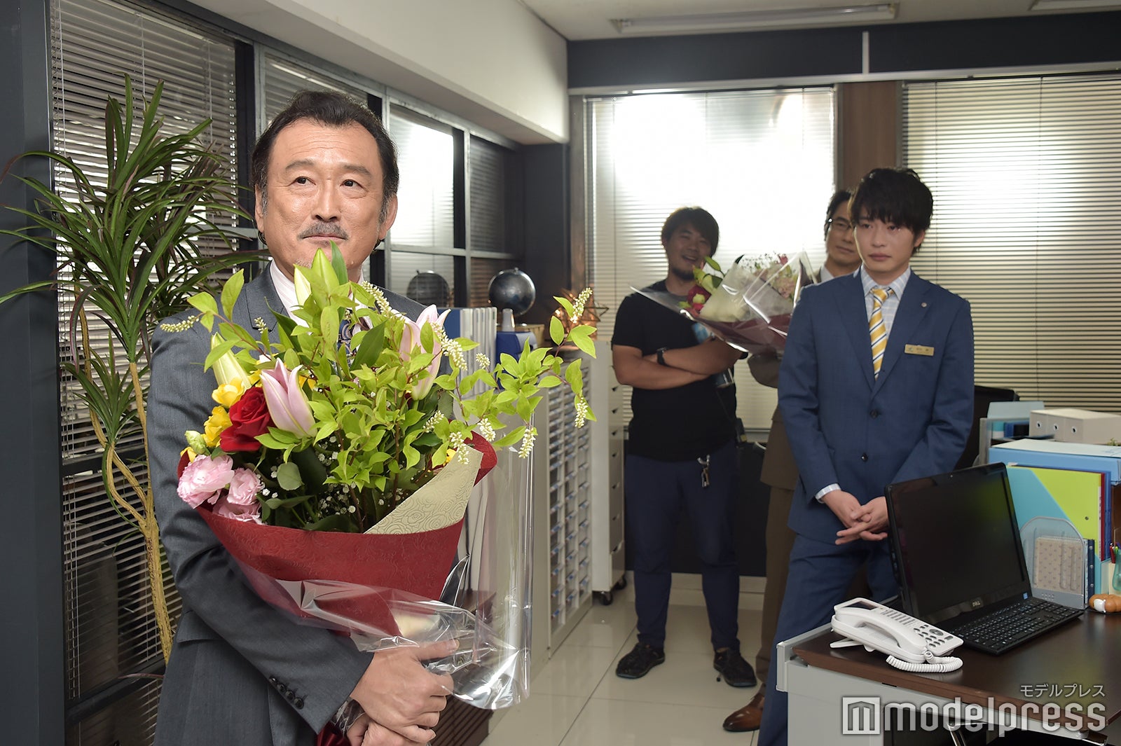 スピーチをする吉田鋼太郎。（C）モデルプレス