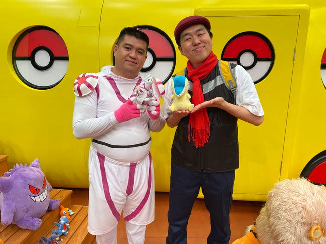 ジェラードン&パルキア&ヒノアラシ(提供写真)