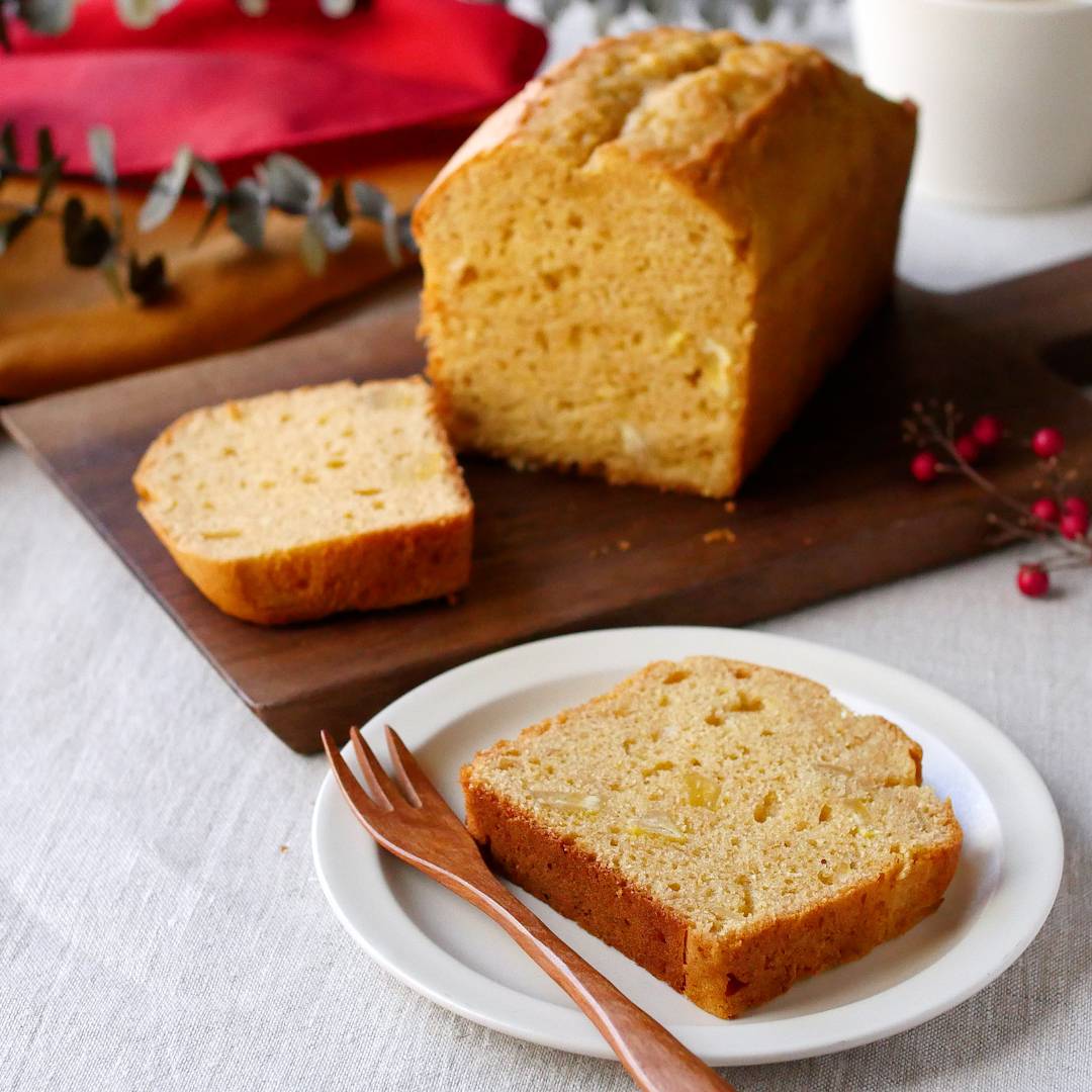 おせちリメイク 栗きんとんときな粉のパウンドケーキ モデルプレス