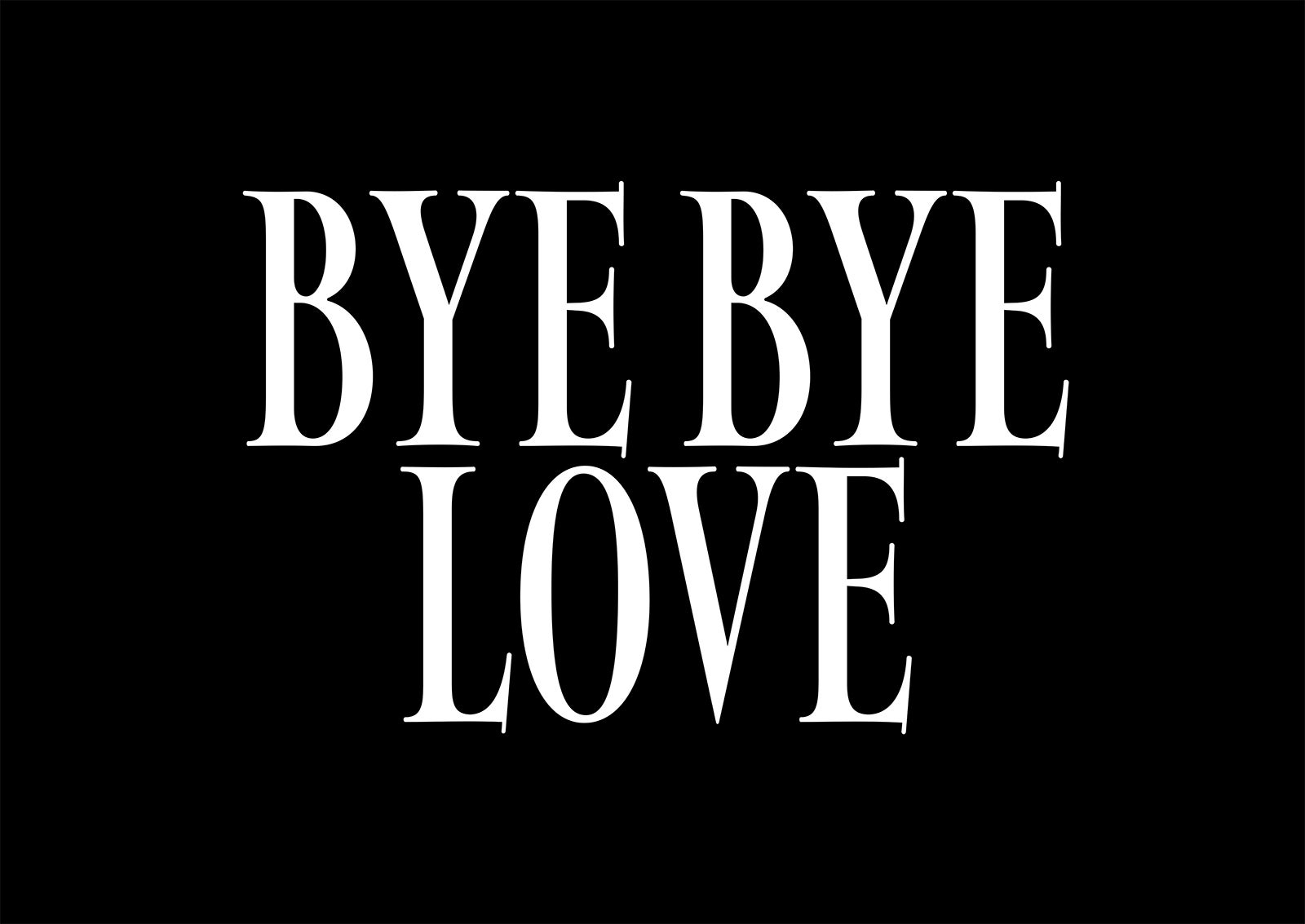 『BYE BYE LOVE 探偵はBARにいる』ロゴ（C）2026「BYE BYE LOVE 探偵はBARにいる」製作委員会