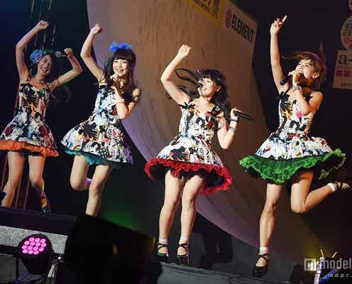 「non‐no」モデル所属のお姫様ユニット・姫carat、夏の野外で弾けるパフォーマンス
