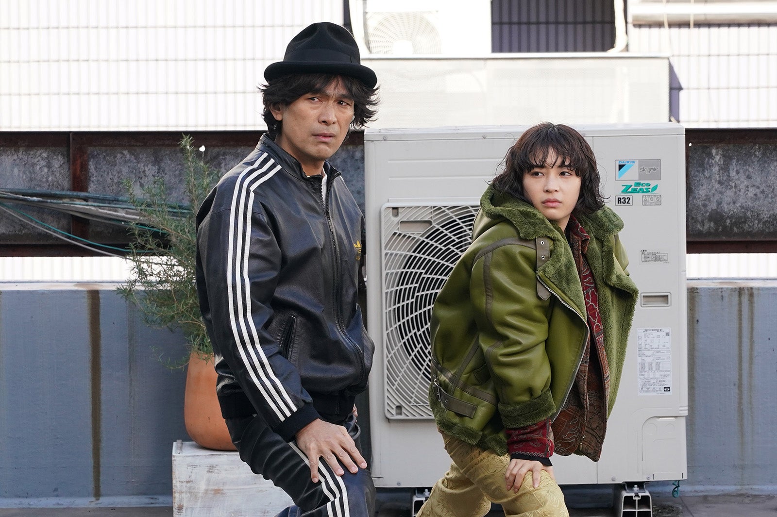 江口洋介、広瀬すず「ネメシス」第2話より（C）日本テレビ