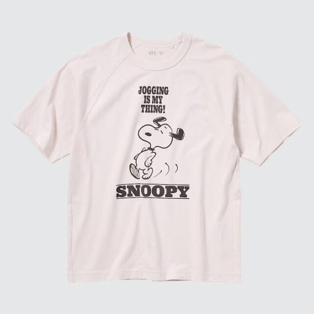 ユニクロ　スヌーピーコラボ　新作　レトロピーナッツUTグラフィックTシャツ