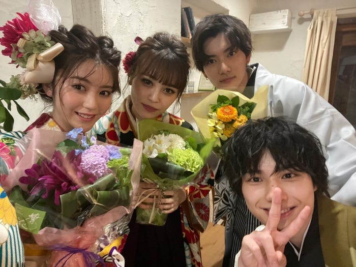 中野恵那、土屋怜菜、那須泰斗、本田響也(提供写真)