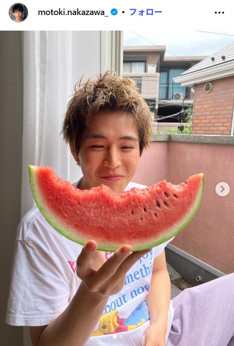 中沢元紀Instagramより