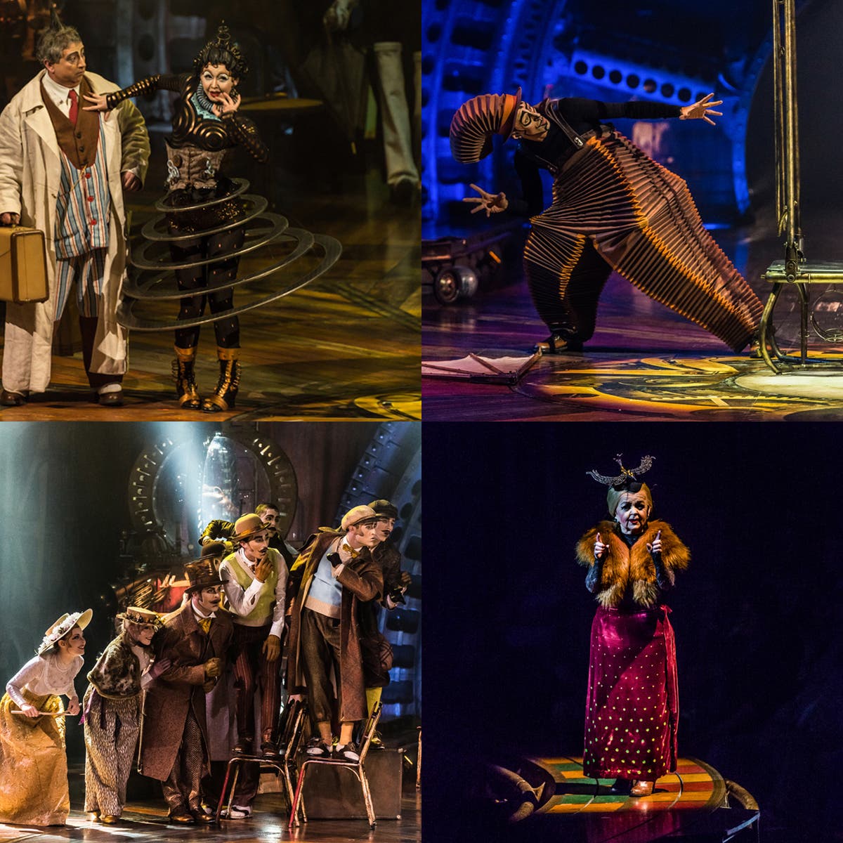 (左上から時計周りで)シーカー、クララ、ニコ、ミニリリー、トラベラーズ