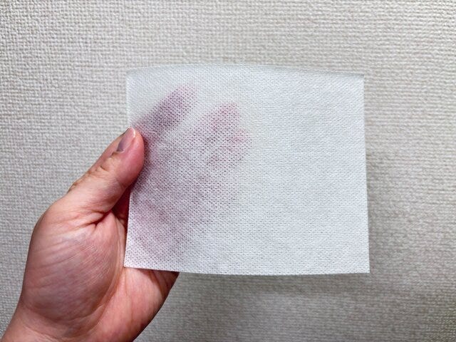 衣類くすみ防止シート25枚入　形状