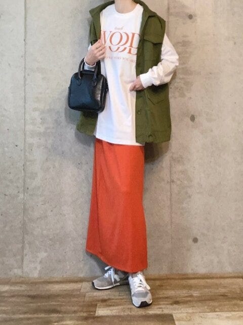 ミリタリーベスト　コーデ　夏　秋