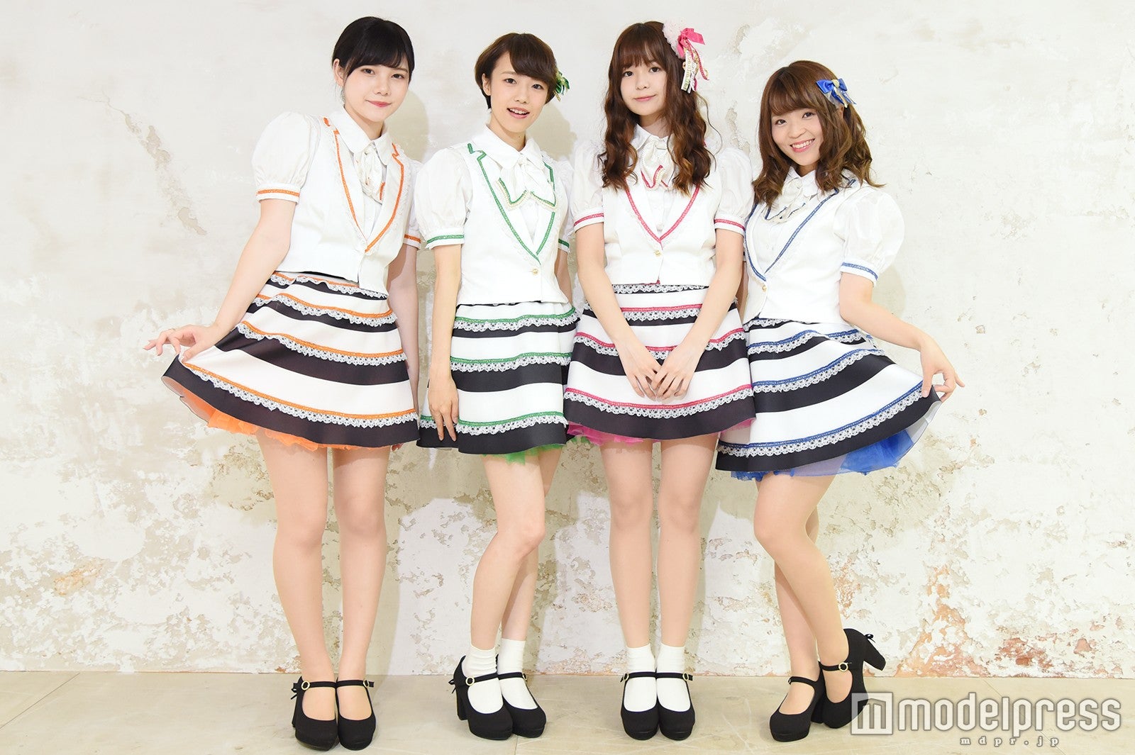 カプ式会社ハイパーモチベーション／（左から）光河玲奈、小澤綾乃、詩島萌々、西條美里／（C）モデルプレス