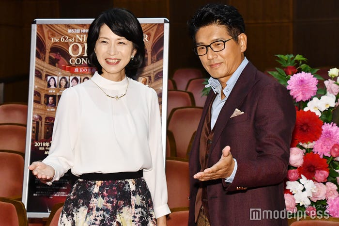 高橋美鈴NHKアナウンサー、高橋克典 (C)モデルプレス