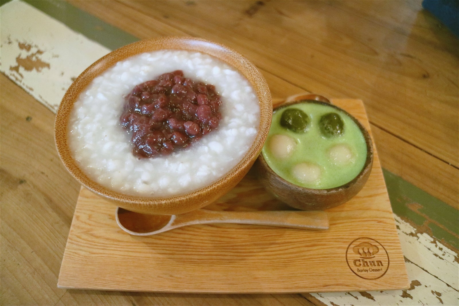 ハトムギあずき（白玉抹茶添え）TWD80／画像提供：所属事務所