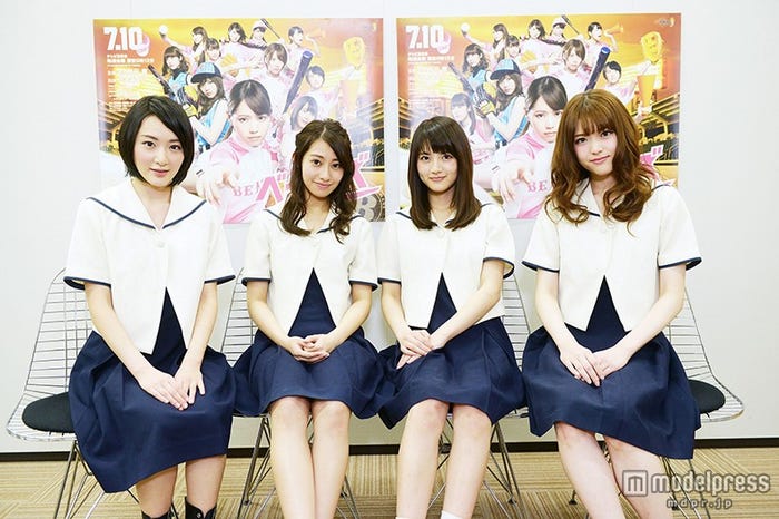 (左から)生駒里奈・桜井玲香・若月佑美・松村沙友理(C)「初森ベマーズ」製作委員会