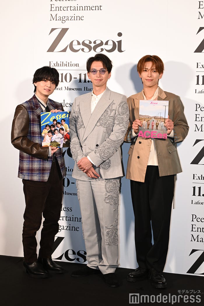 大倉忠義編集長が道枝駿佑との撮影が終わったら帰ってしまったことを嘆いた深田竜生、大倉忠義編集長のアドバイス1を10で表現した西村拓哉(C)モデルプレス