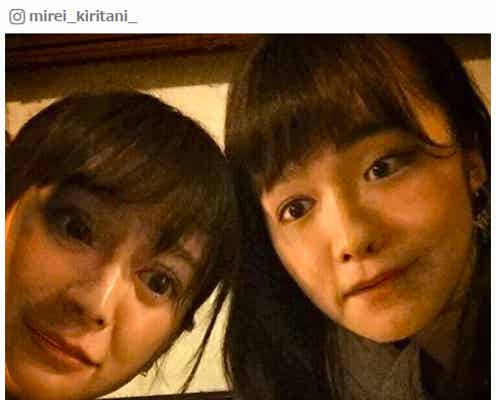 桐谷美玲&貫地谷しほりが“顔交換”「誰だかわからなかった」「入れ替わっても可愛い」