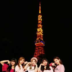 TWICE、東京タワーと“TT”コラボ　サプライズに感激（提供写真）