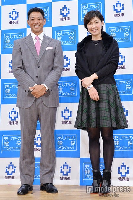 (左から)野球解説者・田口壮氏、古閑美保