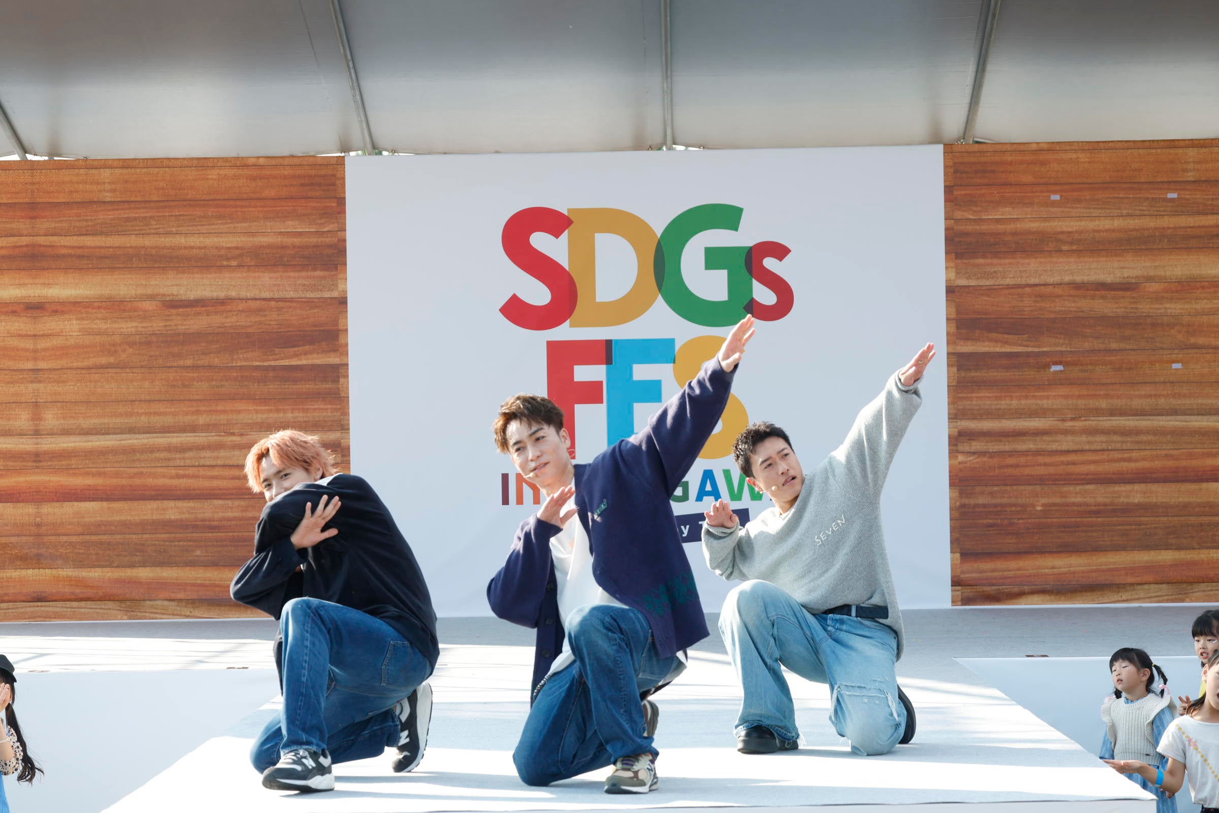 「EXILE TETSUYA with EXPG」の様子（C）SDGs FES in EDOGAWA 2023