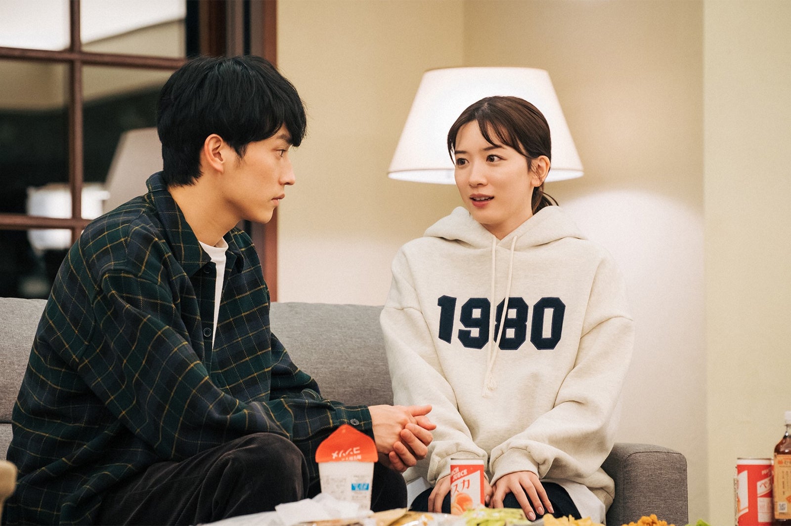 杉野遥亮、永野芽郁／「ユニコーンに乗って」第3話より（C）TBS／撮影：加藤春日