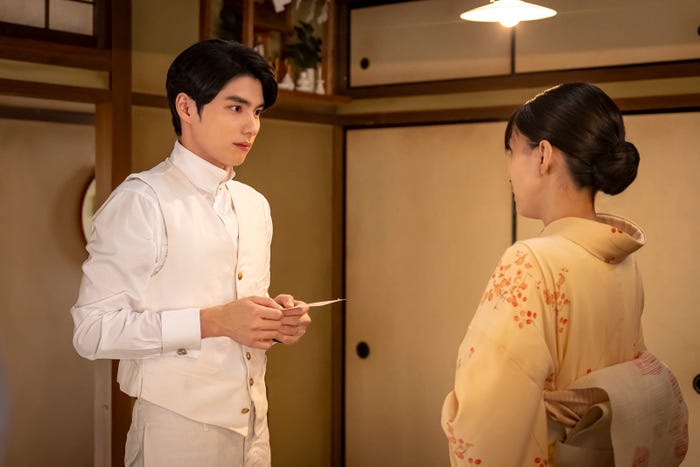 本田響矢、芳根京子「波うららかに、めおと日和」第1話(C)フジテレビ