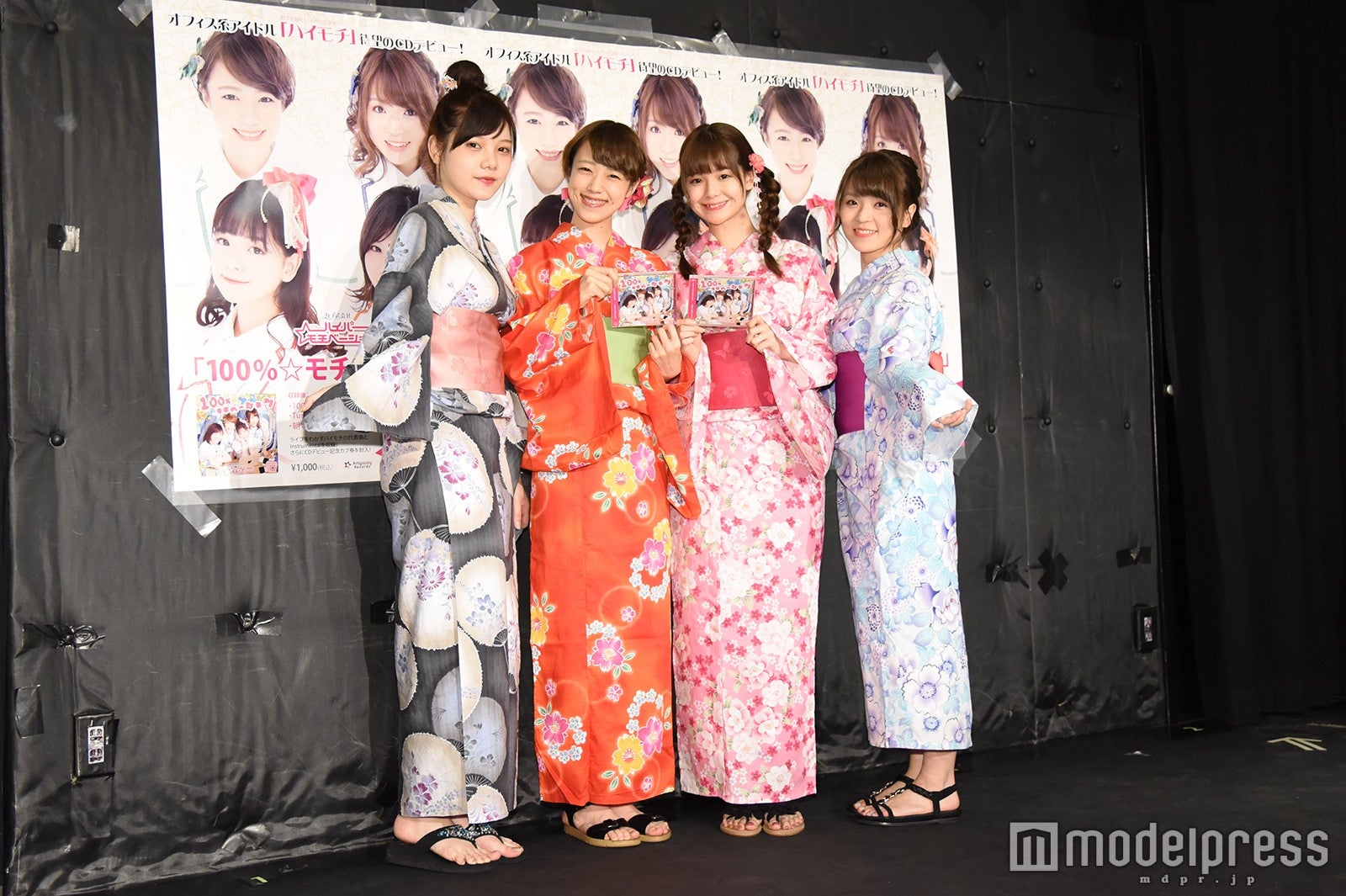 （左から）光河玲奈、小澤綾乃、詩島萌々、西條美里 ／カプ式会社ハイパーモチベーション