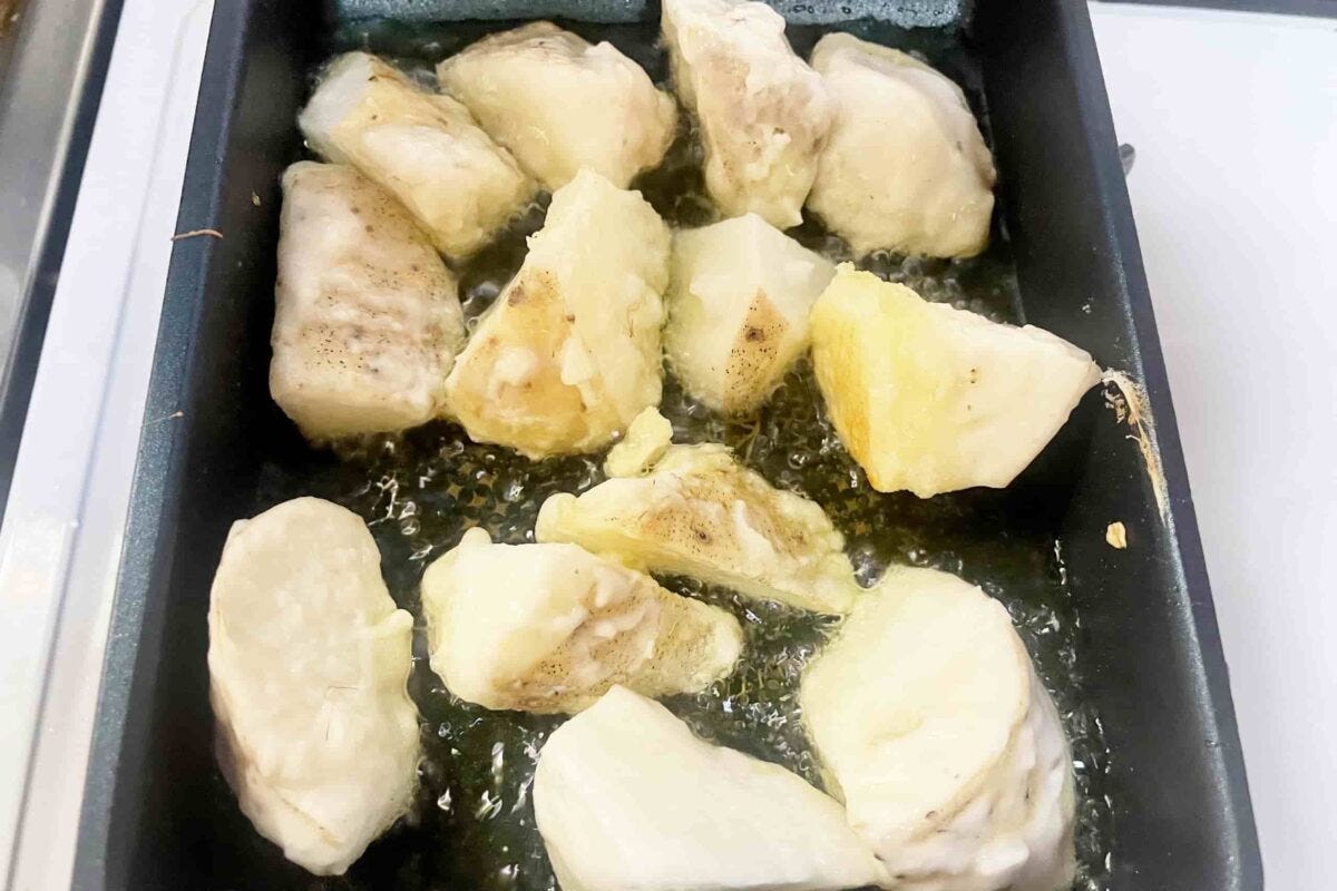 長芋の唐揚げ