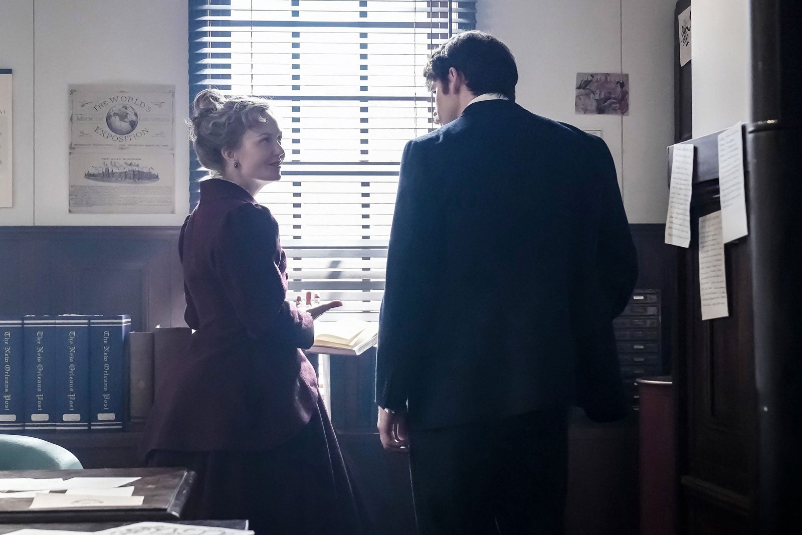 シャーロット・ケイト・フォックス、トミー・バストウ「ばけばけ」第10話（C）NHK