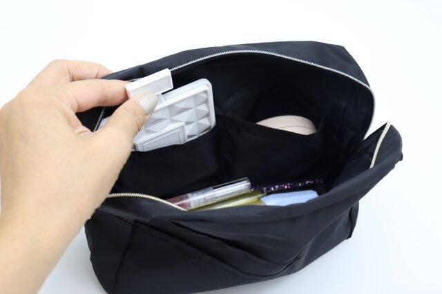 マチ付ポーチ　内ポケット